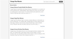 Desktop Screenshot of changeplanminutes.com