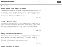 Tablet Screenshot of changeplanminutes.com